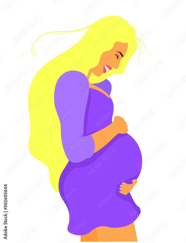 happy smiling pregnant woman happy smiling pregnant woman