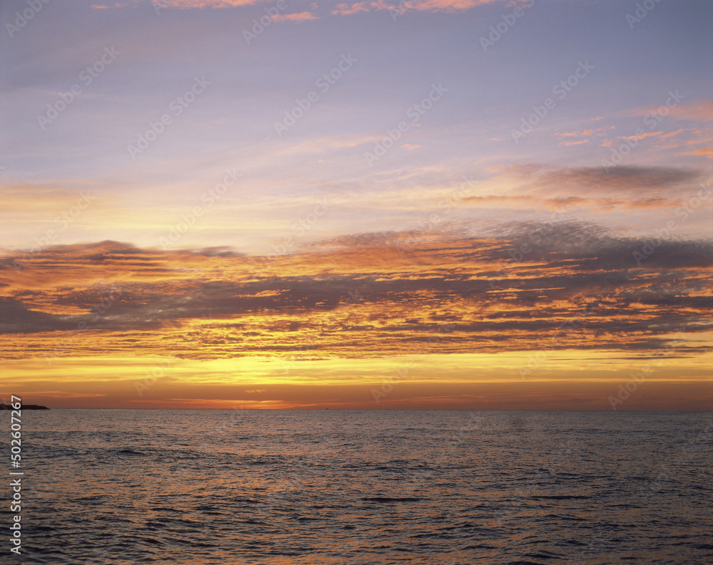 Sunrise over the ocean Stock Photo | Adobe Stock