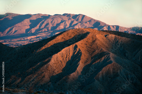 USA, California, Anza Borrego Desert State Park, Carrizo Badlands, Scenic mountain landscape