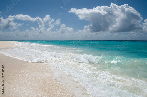 Clouds over the sea, Cayo De Agua, Los Roques National Park, Los Roques, Venezuela