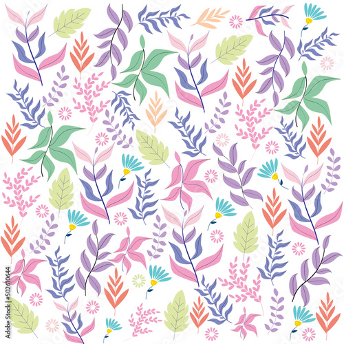 Fondo floral en tonos pastel.