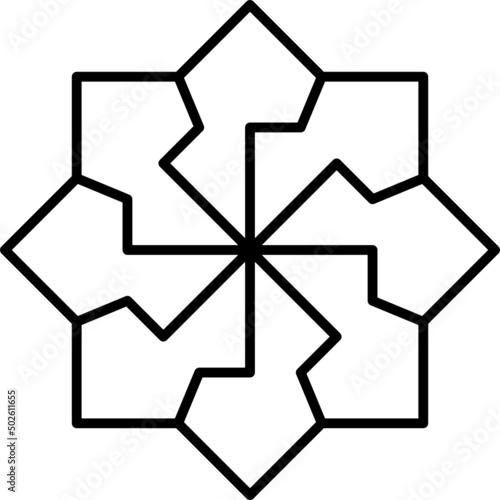 octagram shape graphic