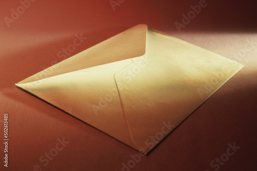 Close-up of an envelope photo