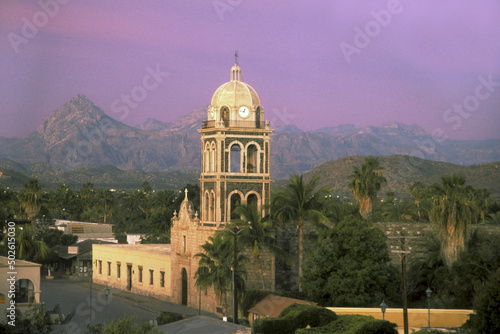 High angle view of a church, Mission de Nuestra Senora de Loreto, Loreto, Mexico