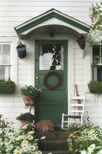 Facade of a building, Port Hadlock, Washington State, USA
