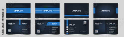 Set of Clean and Elegant Business Card Template. © Bobboz
