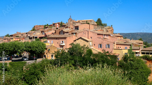 The village of Roussillon in France