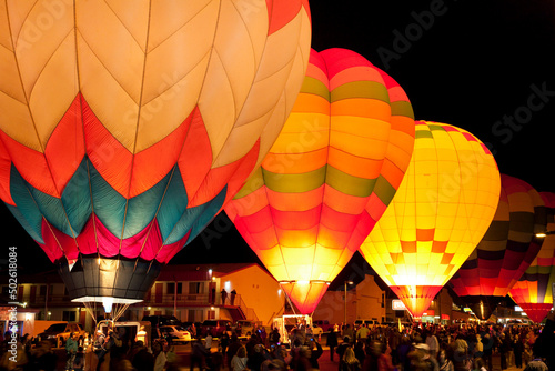 Hot air balloon festival, Page, Arizona, USA photo