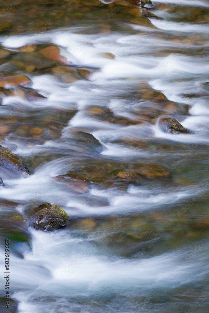 USA, Oregon, Columbia River Gorge, Eagle Creek Trail, Scenics view of flowing water USA, Oregon, Columbia River Gorge, Eagle Creek Trail, Scenics view of flowing water