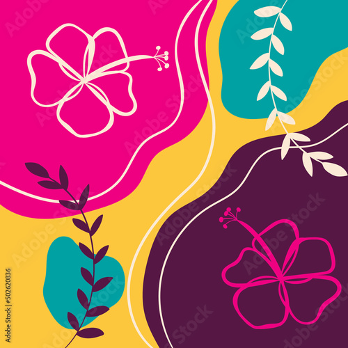 Amazonia theme abstract bright background