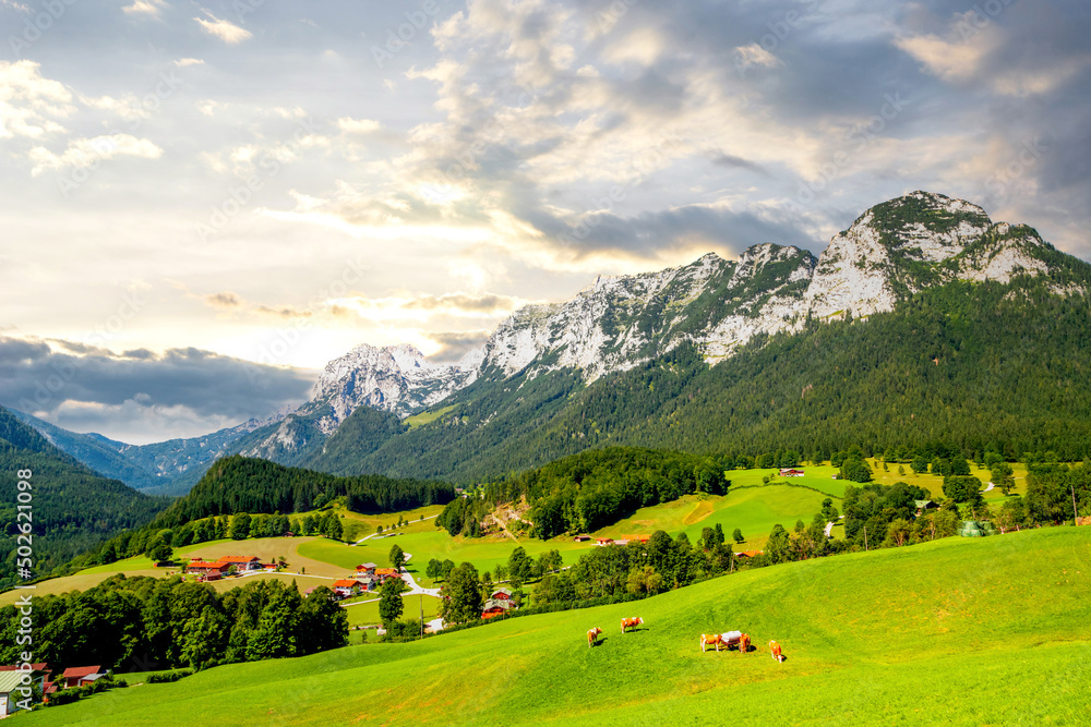 Alpen Berchtesgadener Land, Deutschland 