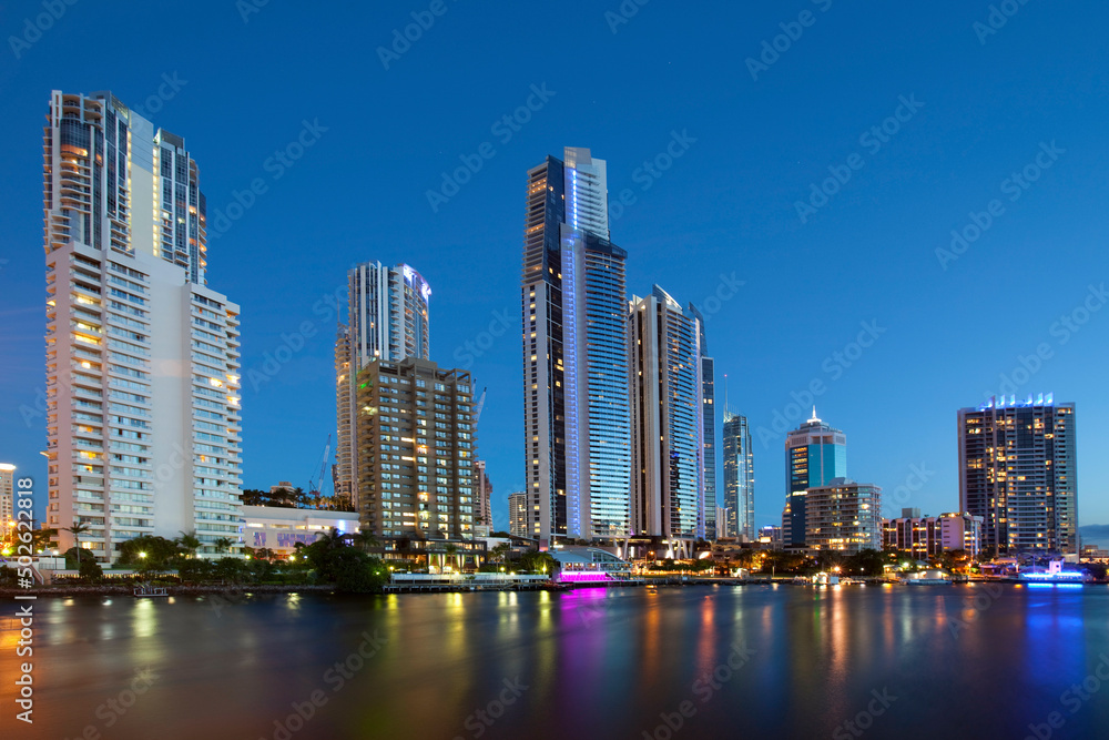 Skyscrapers at the waterfront