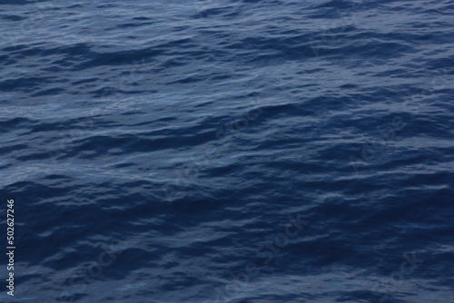 Obraz na plátně texture d'eau mer calme et bleu , faible houle