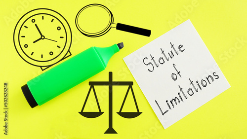 Statute of Limitations is shown using the text