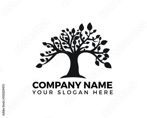 Tree life company logo template