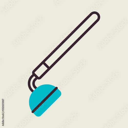 Garden hoe vector isolated icon