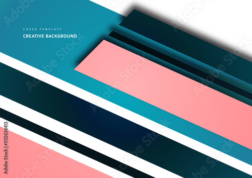 Inclined stripes and lines. Template for business presentations, app covers and website designs. Vector