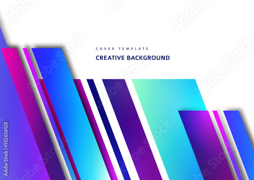 Inclined stripes and lines. Template for business presentations, app covers and website designs. Vector