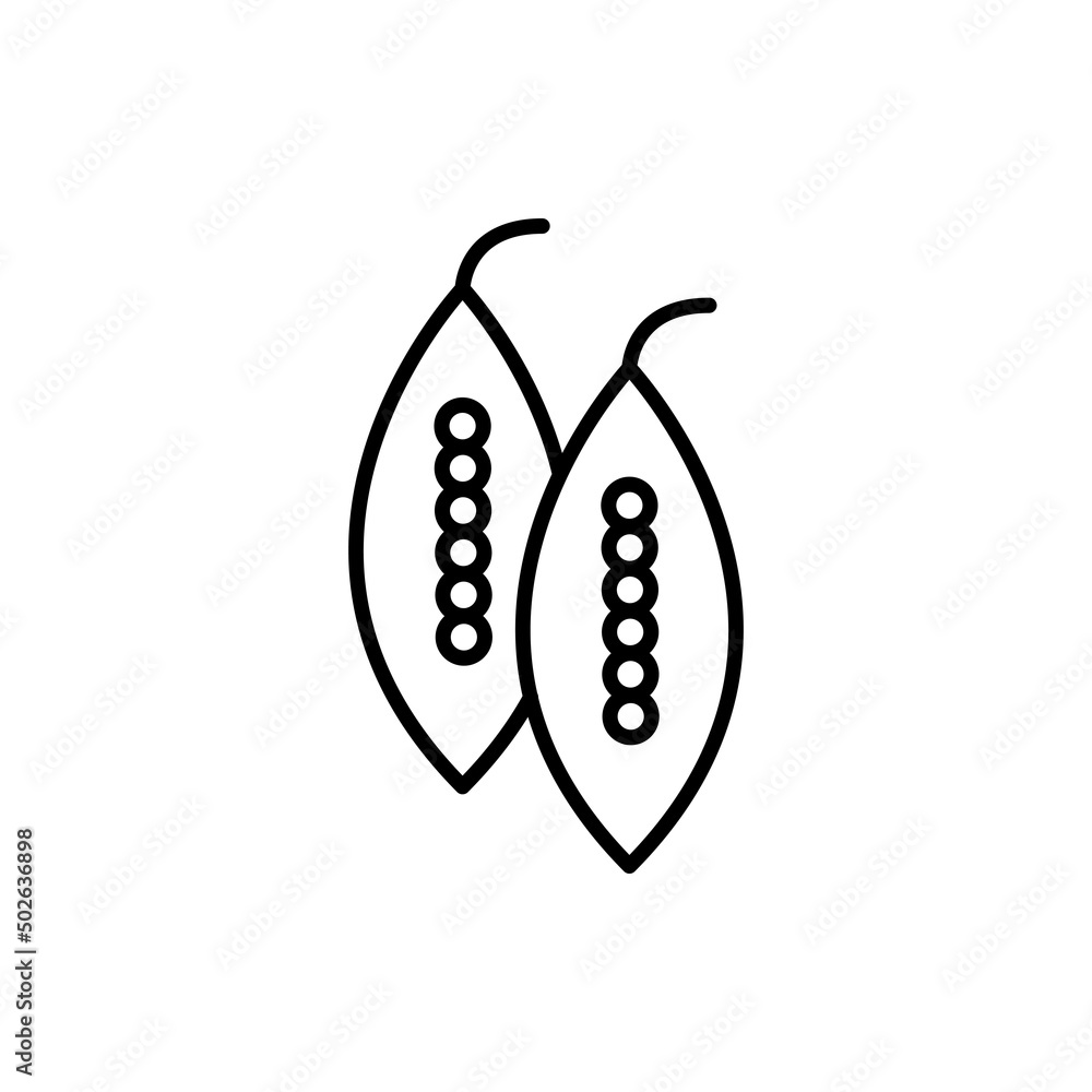 Cocoa bean outline black icon. Cacao pods raw fruits. Trendy flat isolated symbol, sign used for: illustration, infographic, logo, mobile, app, banner, web design, dev, ui, ux, gui. Vector EPS 10 Cocoa bean outline black icon. Cacao pods raw fruits. Trendy flat isolated symbol, sign used for: illustration, infographic, logo, mobile, app, banner, web design, dev, ui, ux, gui. Vector EPS 10