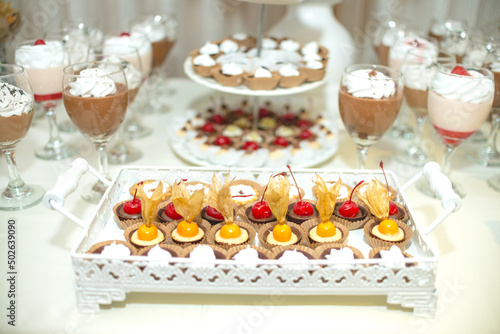 wedding cake with fruits and berries