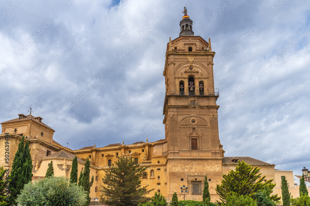 Cathedral of the city of Guadix in Granada, Spain.