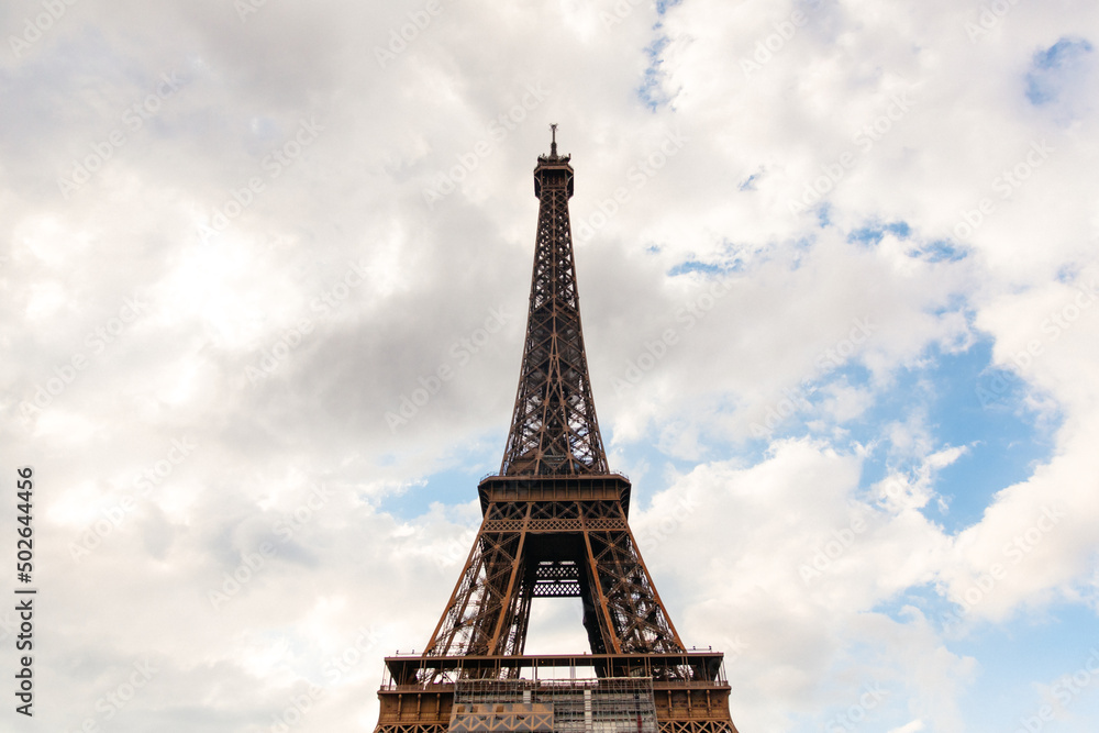 Top of Eiffel Tower, Paris, France