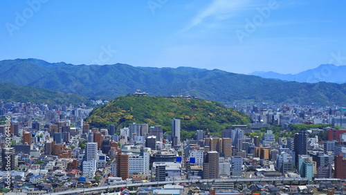 Wallpaper Mural 松山総合公園からの松山城4 Torontodigital.ca