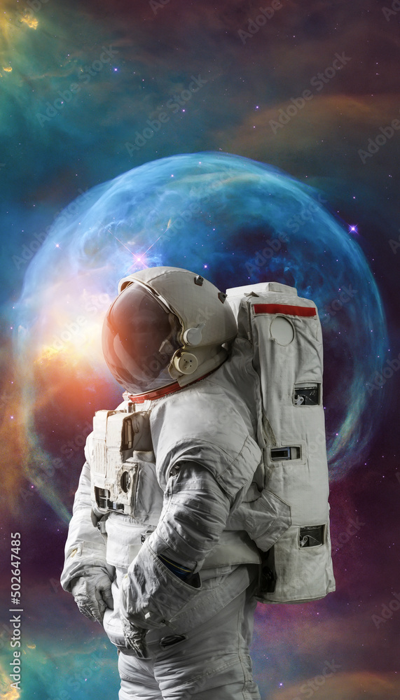 Download Astronaut dreaming of the possibilities of the universe on their iPhone  Wallpaper | Wallpapers.com