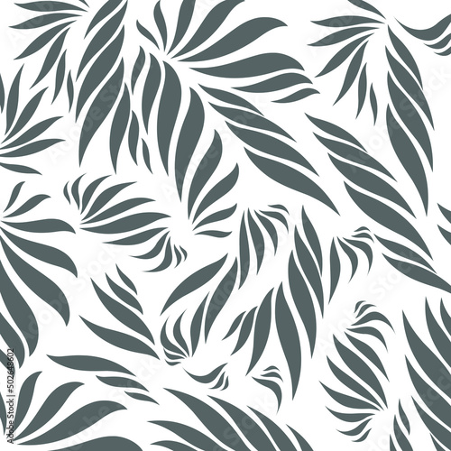 Gray abstract seamless pattern