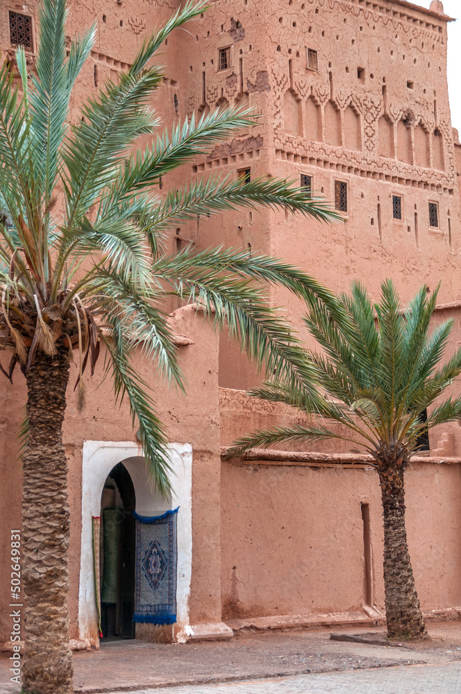 Kasbah en la ciudad de Ouarzazate en la zona sur de Marruecos