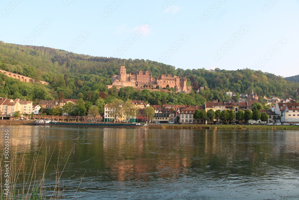 Heidelberg Castle | Viewed from the opposing side of the River Neckar