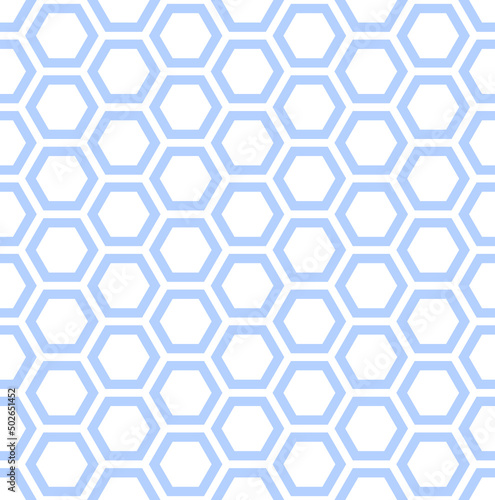 Abstract seamless hexagons pattern. Geometric honeycomb texture.
