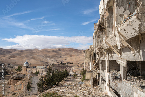 Saint Serge and Bacchus Church, Maaloula, Syria photo