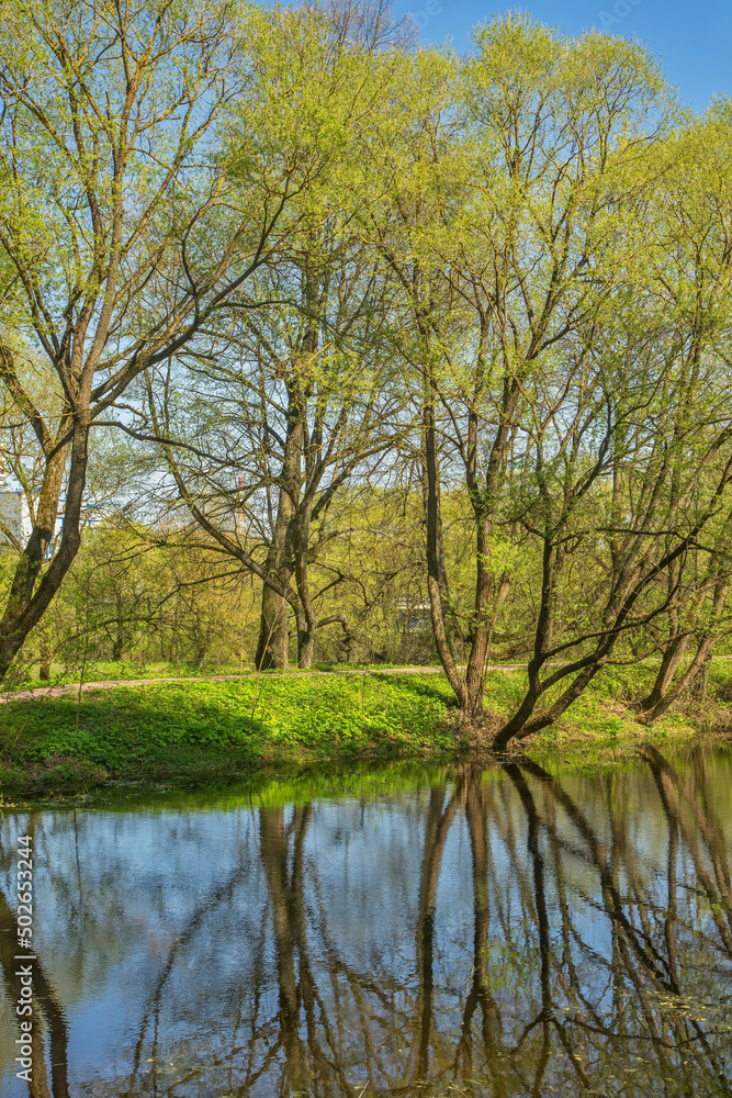 Lopasnya river in Chekhov (former Lopasnya). Russia Lopasnya river in Chekhov (former Lopasnya). Russia