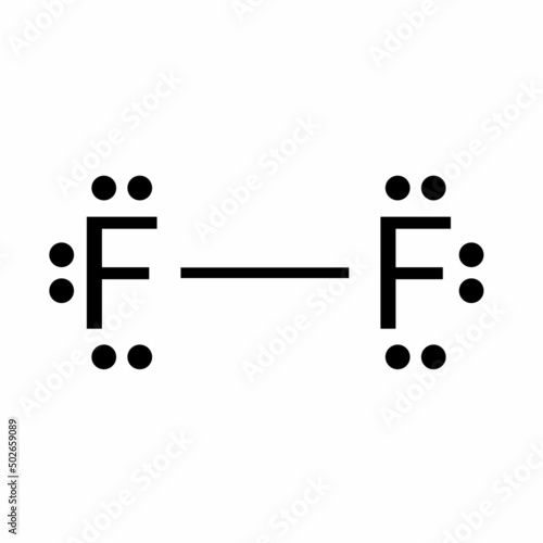 single covalent bond of fluoride