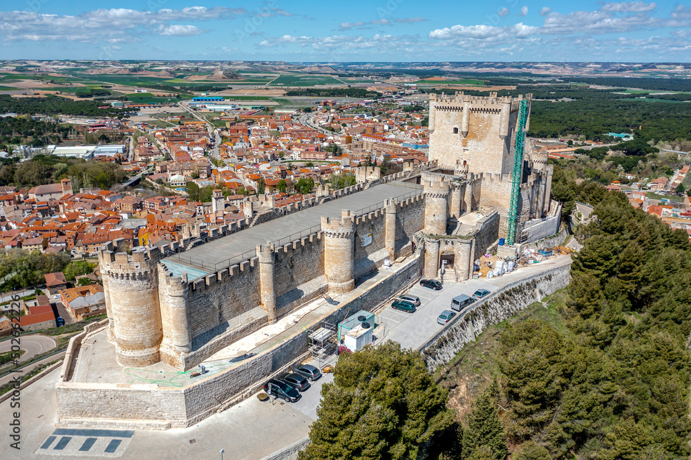 Penafiel Castle Valladolid Province Castile and Leon Spain