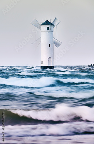 Wallpaper Mural flood in swinoujscie mills lighthouse Torontodigital.ca