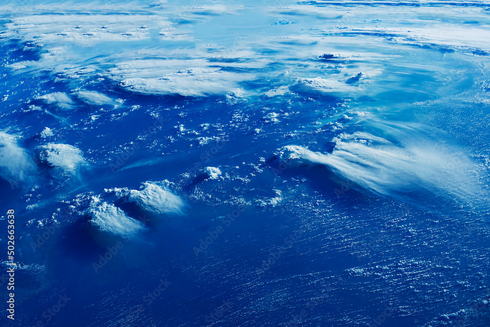 Earth's atmosphere from space. Elements of this image furnished by NASA Earth's atmosphere from space. Elements of this image furnished by NASA