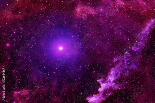 Fototapeta Naklejka Na Ścianę i Meble -  Beautiful bright galaxy. Elements of this image furnished by NASA