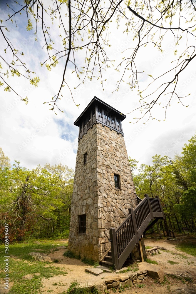 Fire Tower, Fire Lookout Tower, Old Fire Tower, Fort Mountain Tower