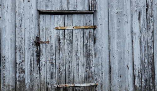 old door of a wooden building