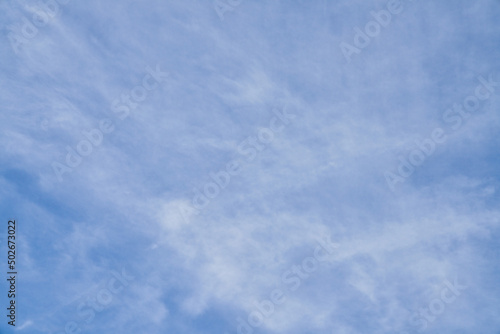 Beatiful blue sky with clouds on a sunny day © Krakenimages.com