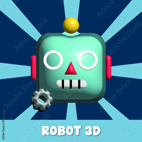 ROBOT 3D ILLUSTRATION © PabloMartin