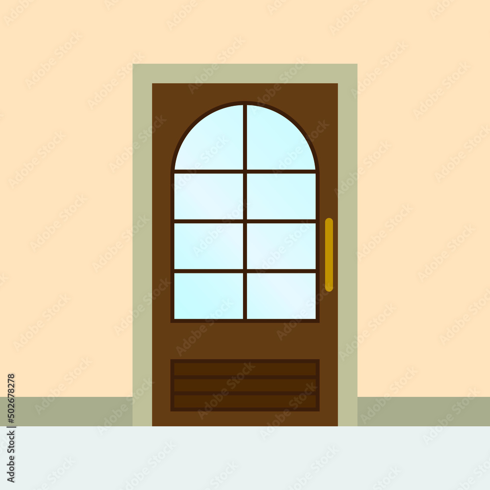 wooden door vector for website symbol icon presentation wooden door vector for website symbol icon presentation