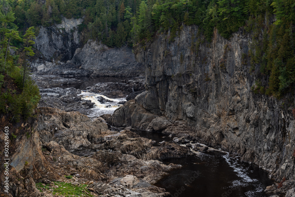 Canyon of the St John river at Grand Falls, Nouveau-Brunswick, Canada Canyon of the St John river at Grand Falls, Nouveau-Brunswick, Canada