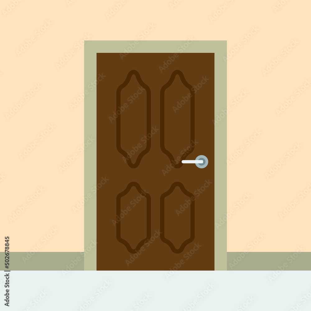 wooden door vector for website symbol icon presentation wooden door vector for website symbol icon presentation