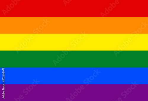 LGBT pride flag. Rainbow flag