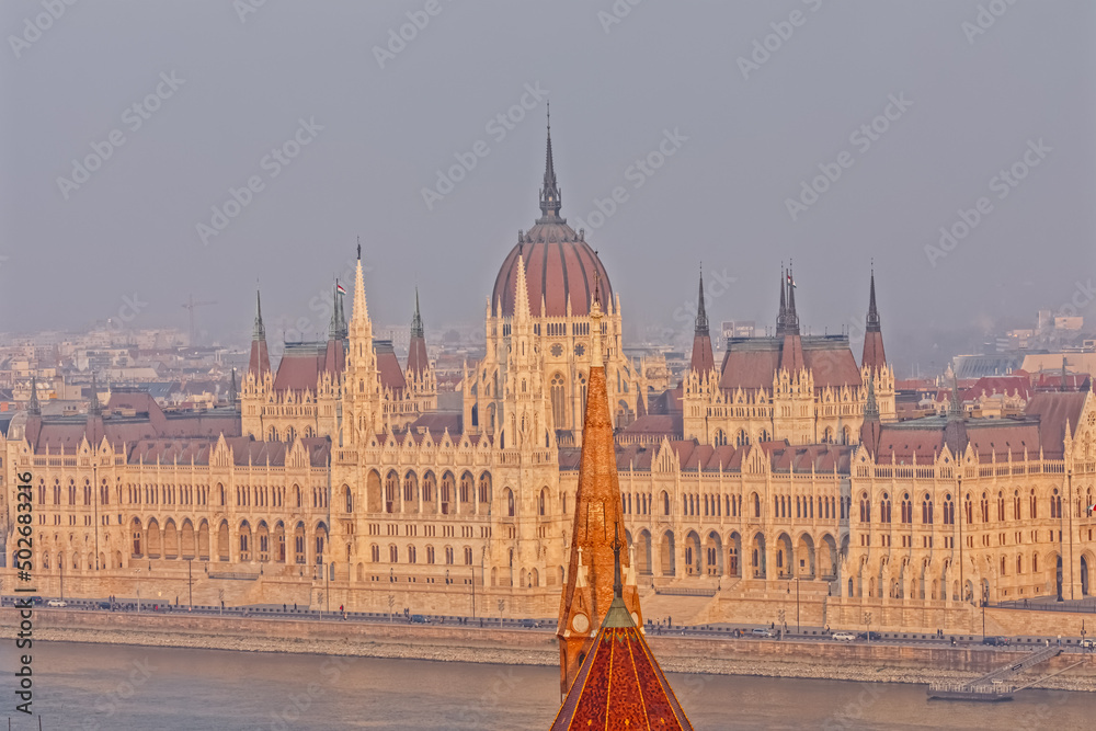 Fototapeta premium Budapest city Hungarian Parliament Building