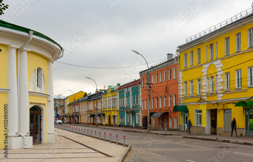 Picturesque streets of Ryazan on a summer day. Russia