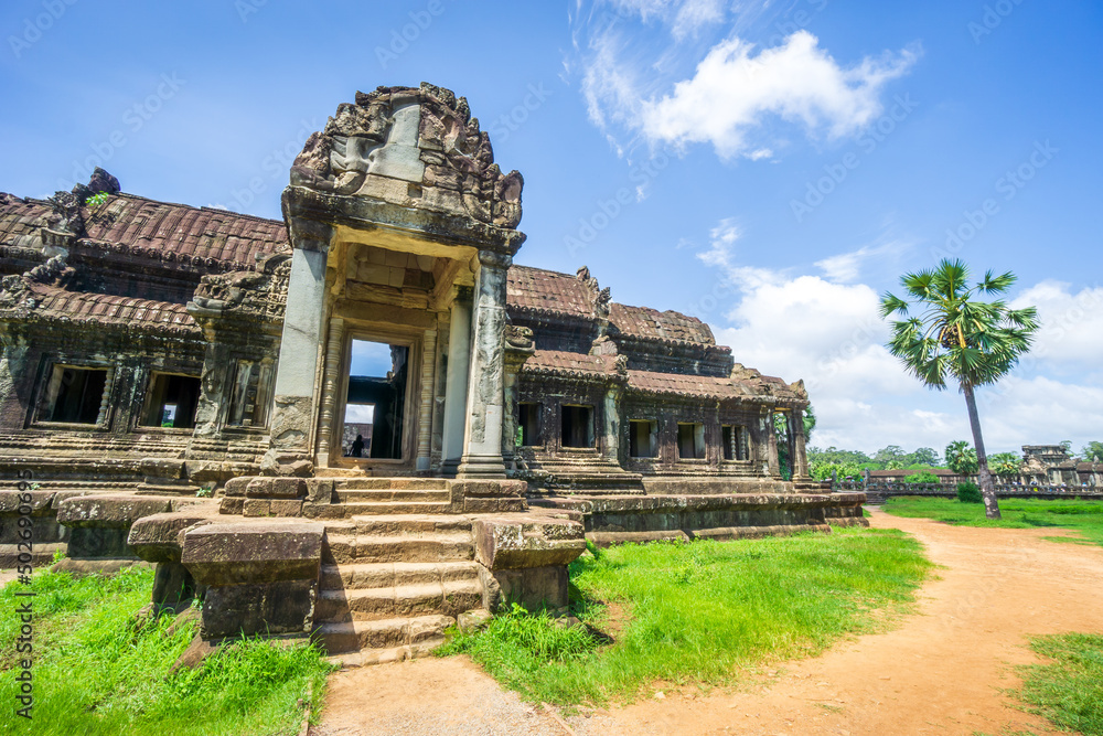 Cambodia is a country located in the southern portion of the Indochinese Peninsula in Southeast Asia. It is 181,035 square kilometers (69,898 square miles) in area Cambodia is a country located in the southern portion of the Indochinese Peninsula in Southeast Asia. It is 181,035 square kilometers (69,898 square miles) in area